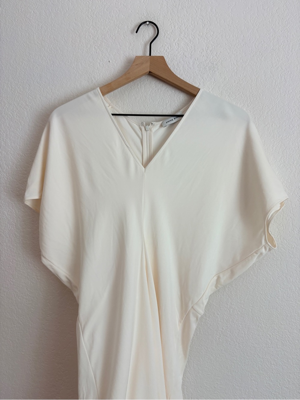 Anine Bing Zadig Elegant Cream V-Neck Maxi Dress - Picture 9 of 14